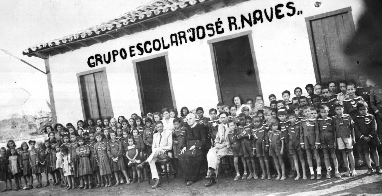 Grupo Escolar 'José Rodrigues Naves', criado em 1948, em São Geraldo